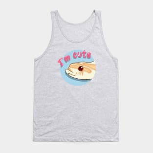 Cute Albino Western Hognose Snake Tank Top